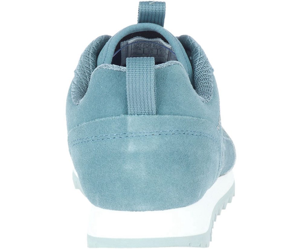 Merrell Sneakers Dame - Alpine Suede - Blå/Hvide - QYR278659